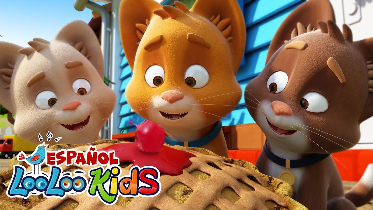 Tres Gatitos - Rimas infantiles | LooLoo