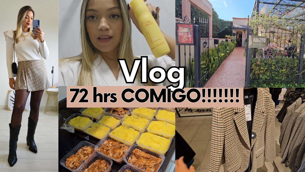 Vlog: 72hrs comigo: Almoço Domingo, Zara, Skin Care, Marmitinhas do mês