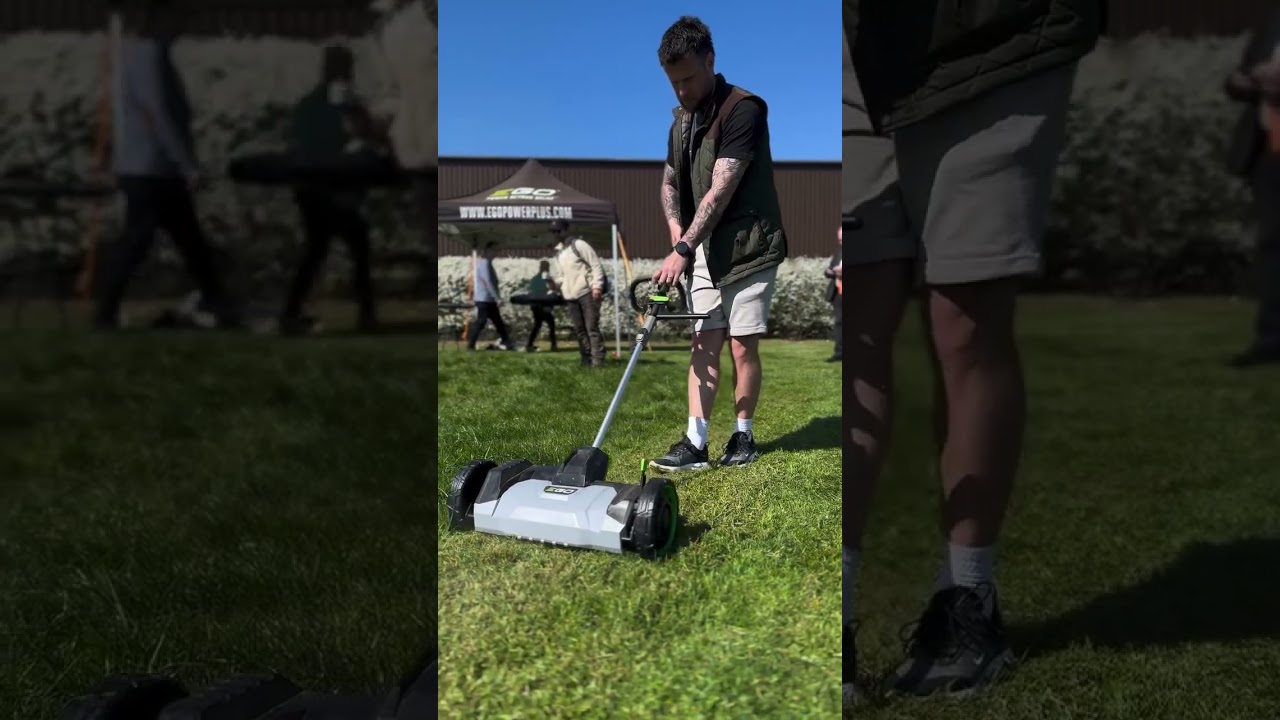 Bring Your Lawn Back to Life with the EGO DA1400 #Dethatcher