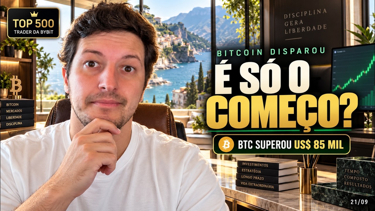 Analise do tempo gr&aacute;fico de 3 meses esta gritando bullmarket no Bitcoin!