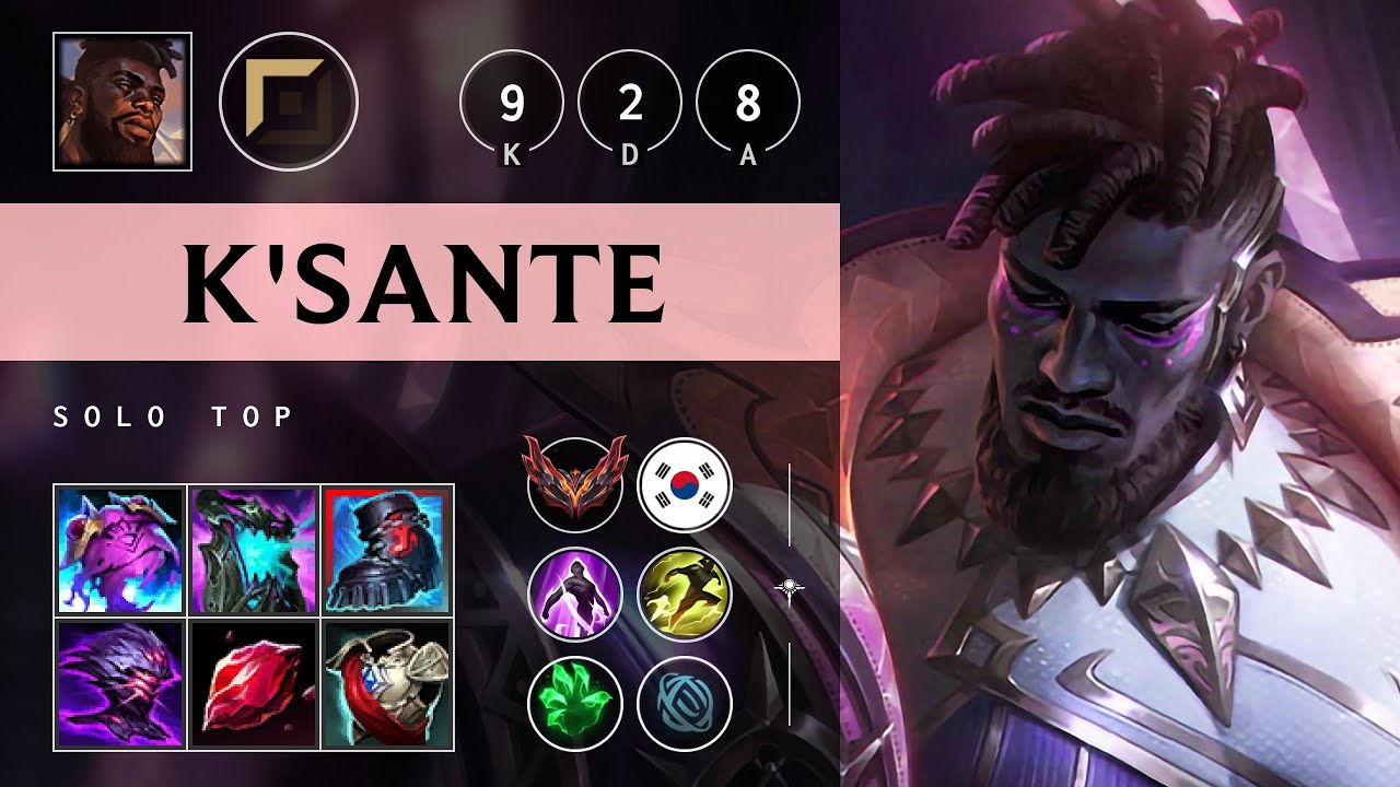 K'Sante Top vs Gragas - KR Grandmaster Patch 25.19