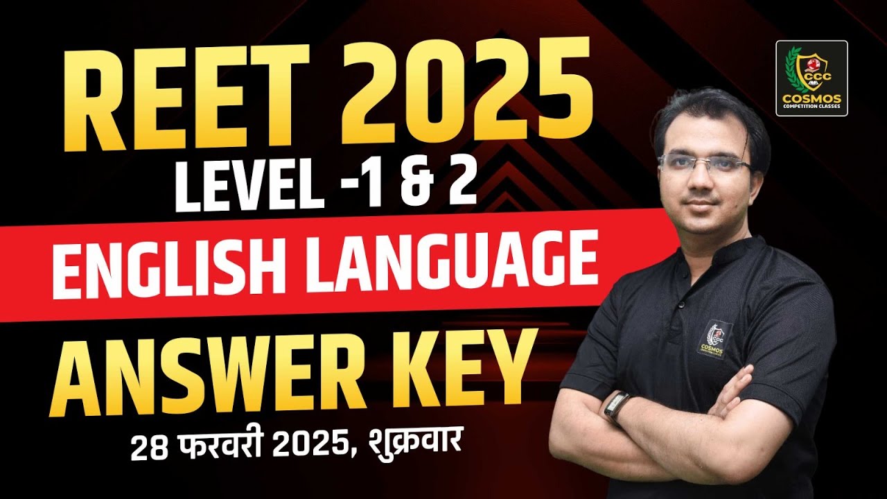 REET Exam 2025 | English Paper Analysis (28 Feb. 2025) | English By Manish Mangla Sir