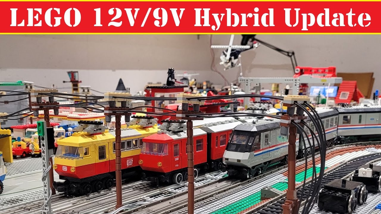 LEGO trains 12V 9V Hybrid finally in running condition