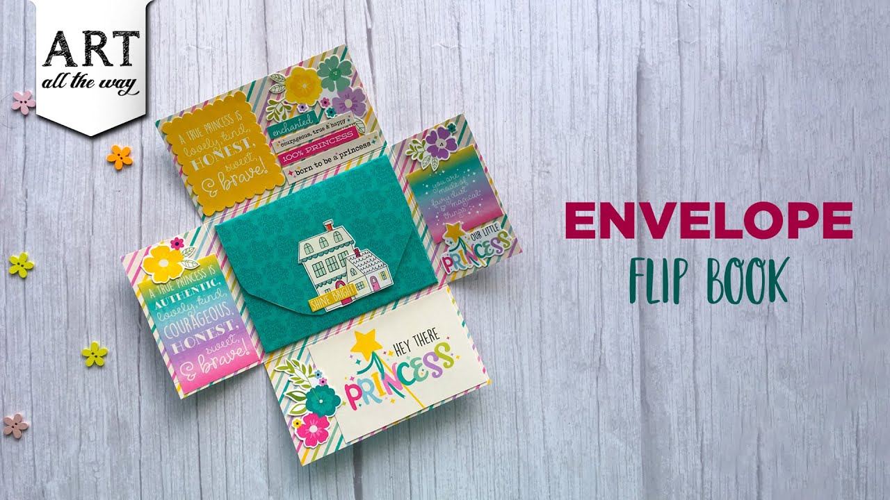 Envelope Flip Book | Creative Album design | Handmade Flipbook | DIY Journaling | Easy Scrapbooking