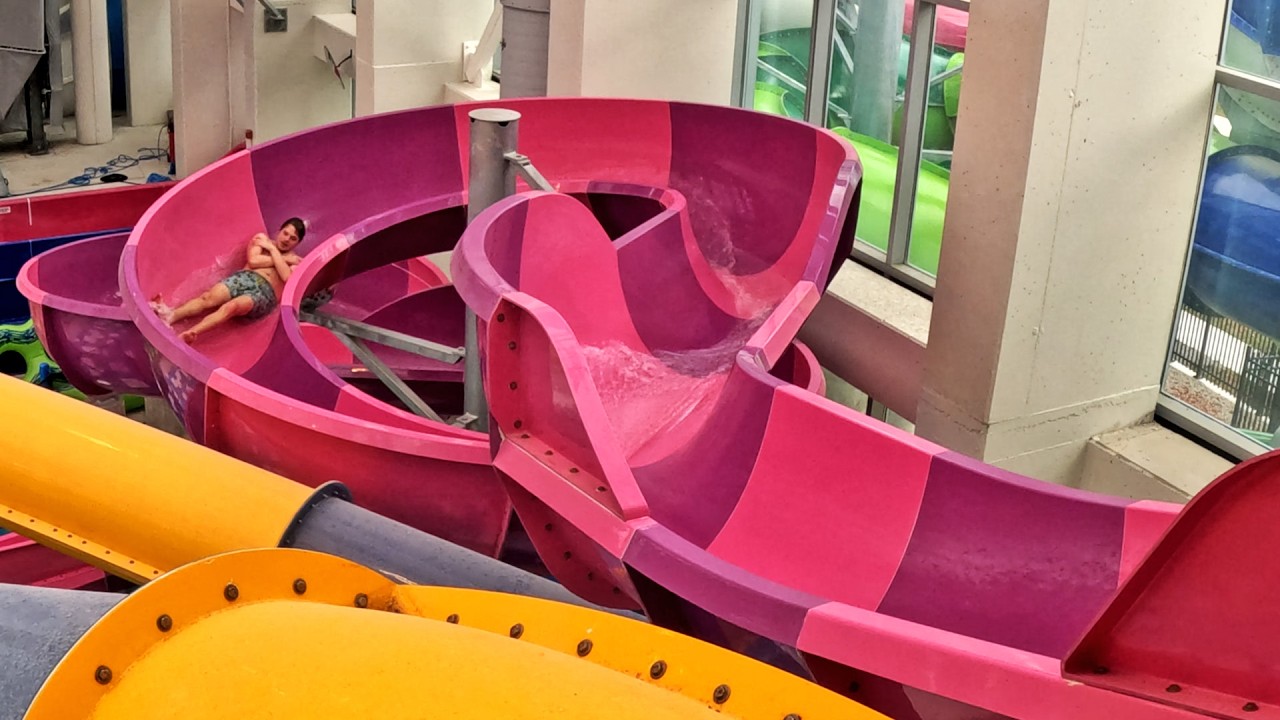 Pretzel Twist Water Slide [NEW] Bavarian Blast Frankenmuth