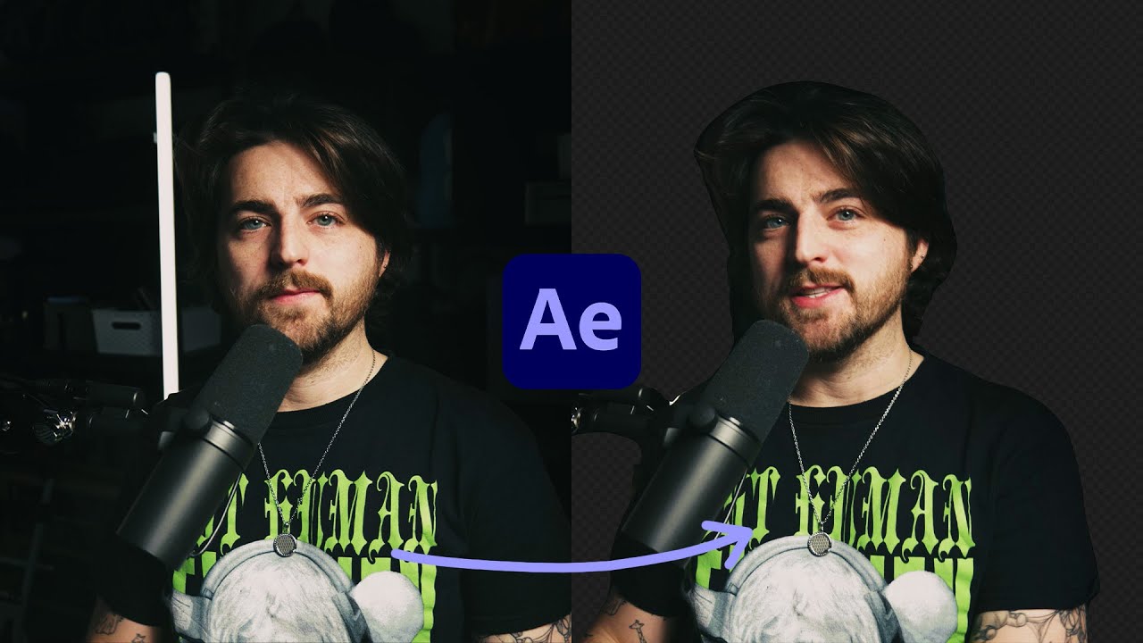 Удаление фона с видеоматериала в Adobe After Effects (с помощью ротоскопирования)