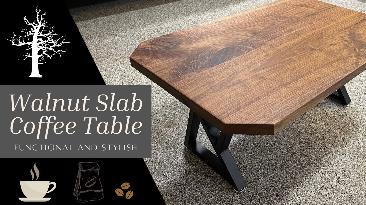 Walnut Slab Coffee Table