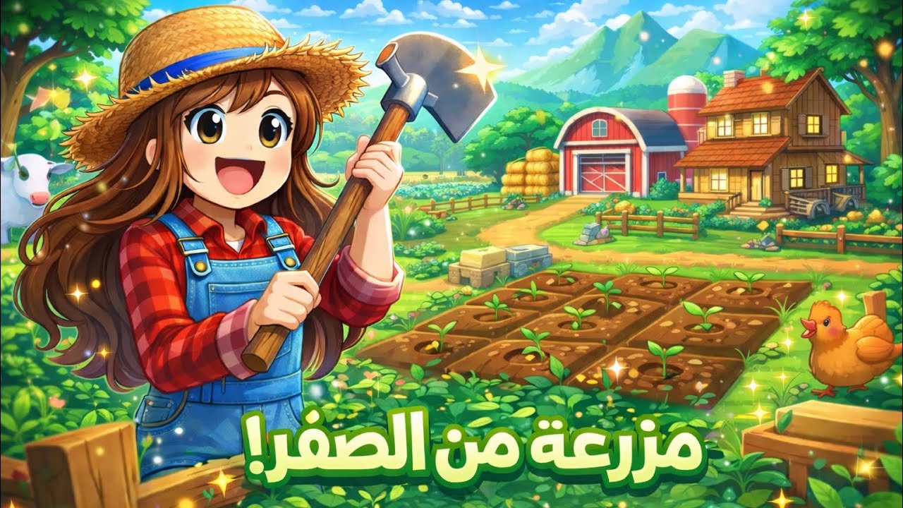 بنيت مزرعة من الصفر! 🌱 | الجزء الأول