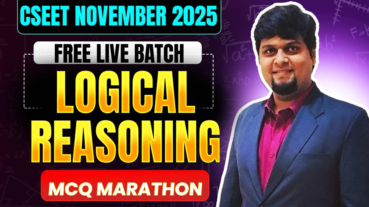FREE CSEET Logical Reasoning MAHA MCQ November 2025 | ICSI MCQ Book Solving