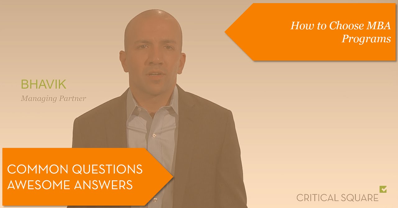 How to Select and Shortlist MBA Programs