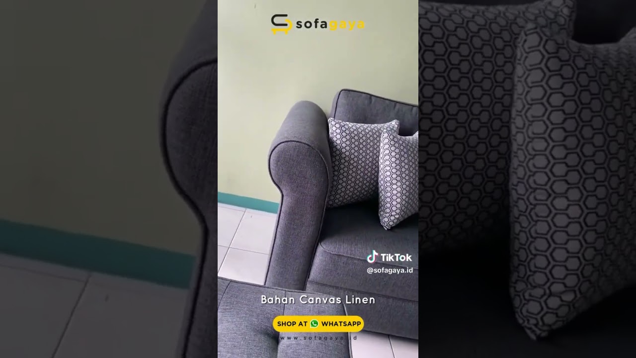 sofa 3 seater minimalis inthebox kursi tamu modern 3 dudukan #wiwinoktaberi #furnituredesign