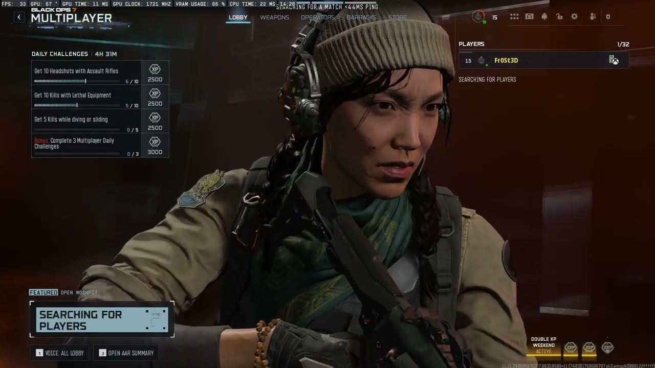 Testing Call of Duty Black Ops 7 Beta (i7-6700 / RX6600 / 16GB DDR4)