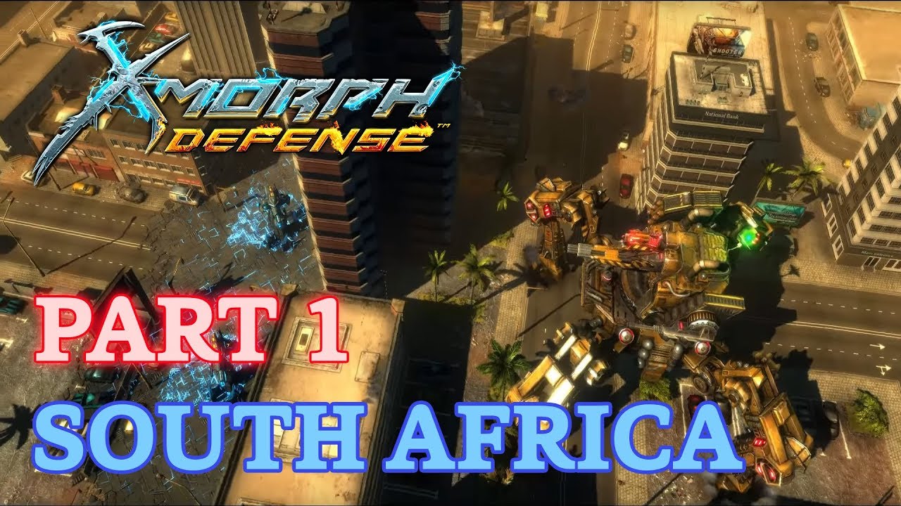 X-Morph: Defense Walkthrough - New Game - Part 1 - South Africa (No Commentary)