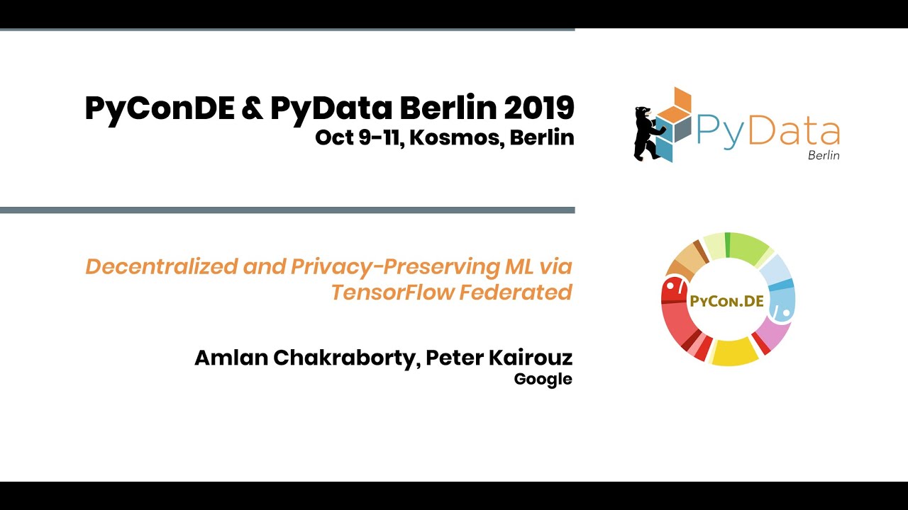 Tutorial: Decentralized and Privacy-Preserving ML via TensorFlow Federated