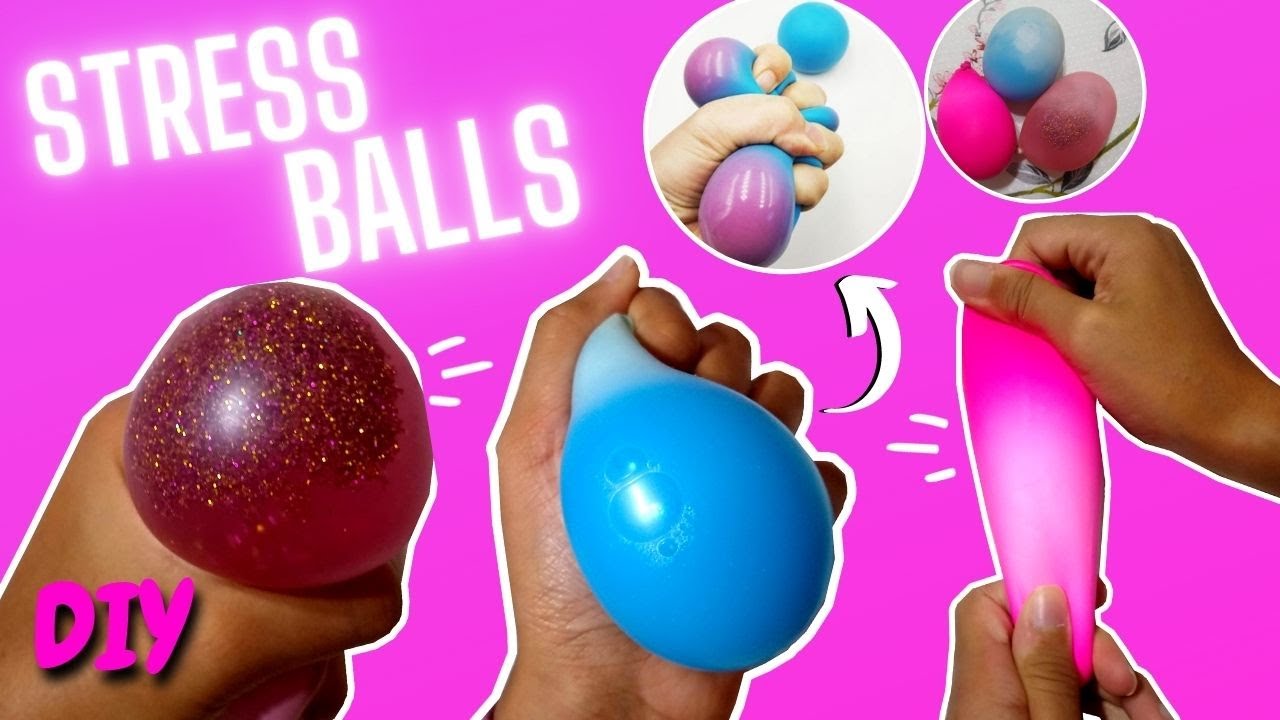 IDEIAS INCRÍVEIS de como fazer STRESS BALLS | BOLINHAS ANTI STRESS CASEIRA!!!