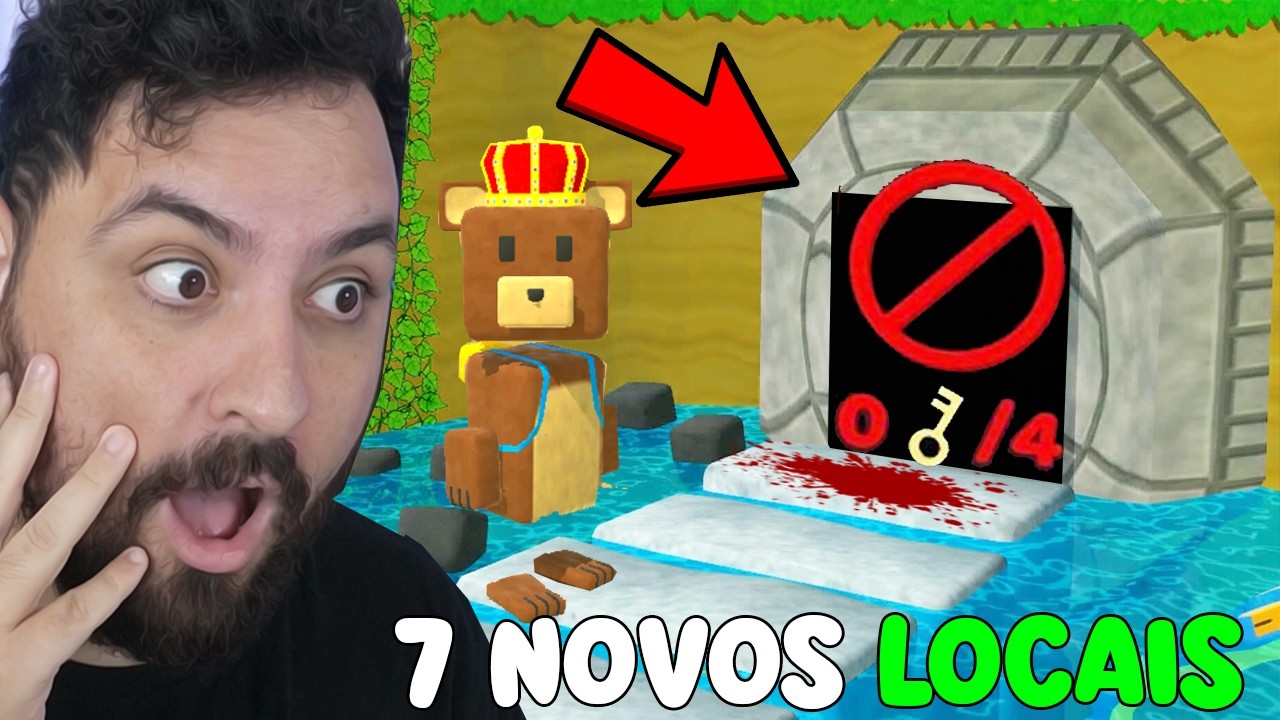 SUPER BEAR ADVENTURE encontrei 7 NOVOS *LOCAIS PROIBIDOS* no JOGO... (NOVOS LUGARES SECRETOS)