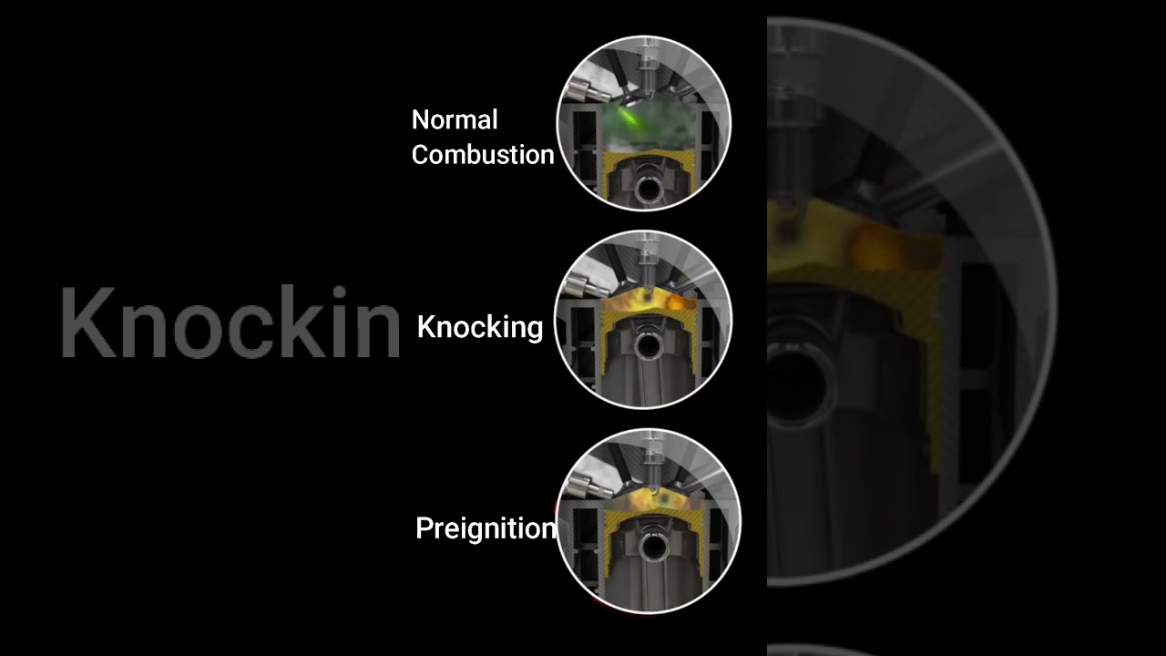 Understanding Knocking vs preignition #shorts  #shortsvideo #automotive