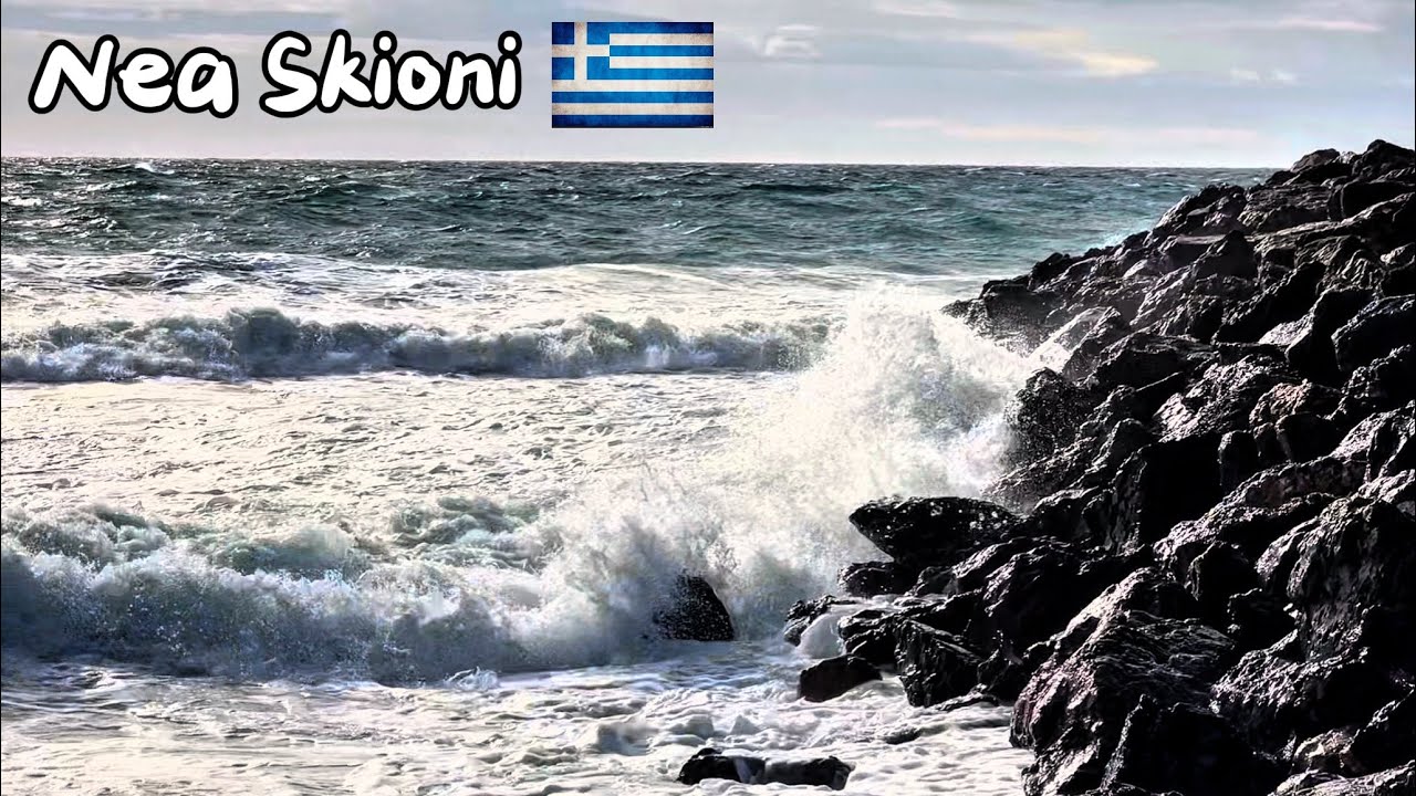 Nea Skioni - Półwysep Kasandra - Chalkidiki - Grecja [walking tour]  NO TALK