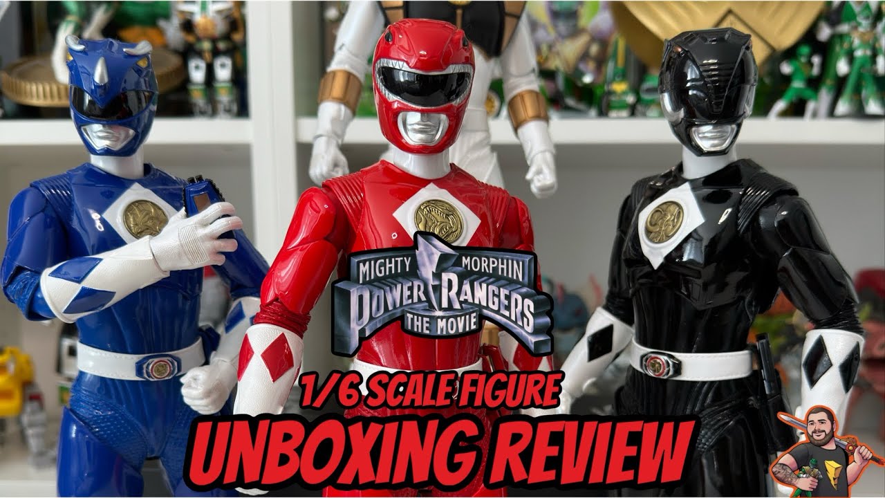 Mighty Morphin Power Rangers The Movie Red Ranger 1/6 scale Toy Battalion Red T-Rex Review