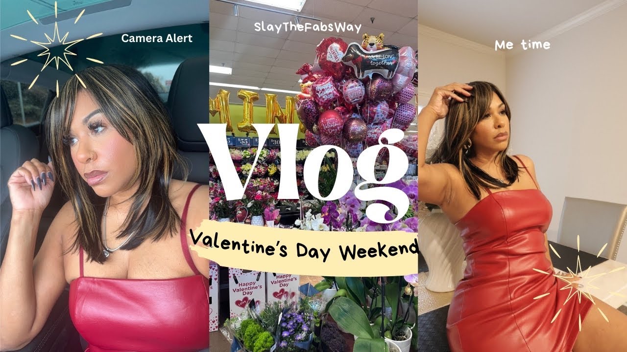 Spending Valentine’s Day Alone | New Hair + Galentine’s Day Vlog