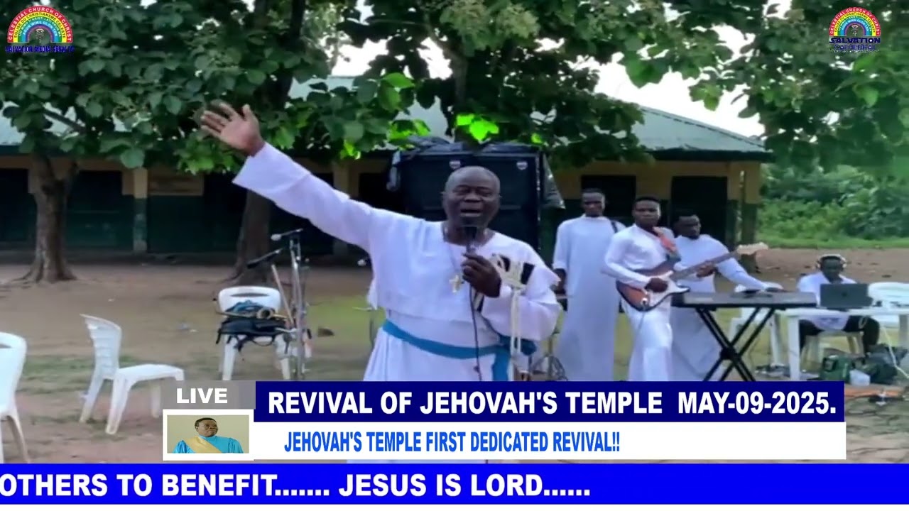 JEHOVAH'S TEMPLE FIRST DEDICATED REVIVAL!! 2025 05 09