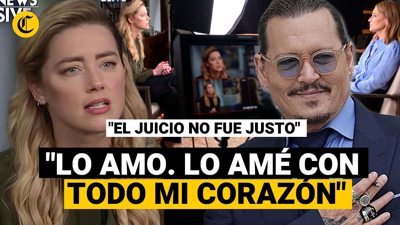 AMBER HEARD dice estar enamorada de Johnny Depp a pesar de todo