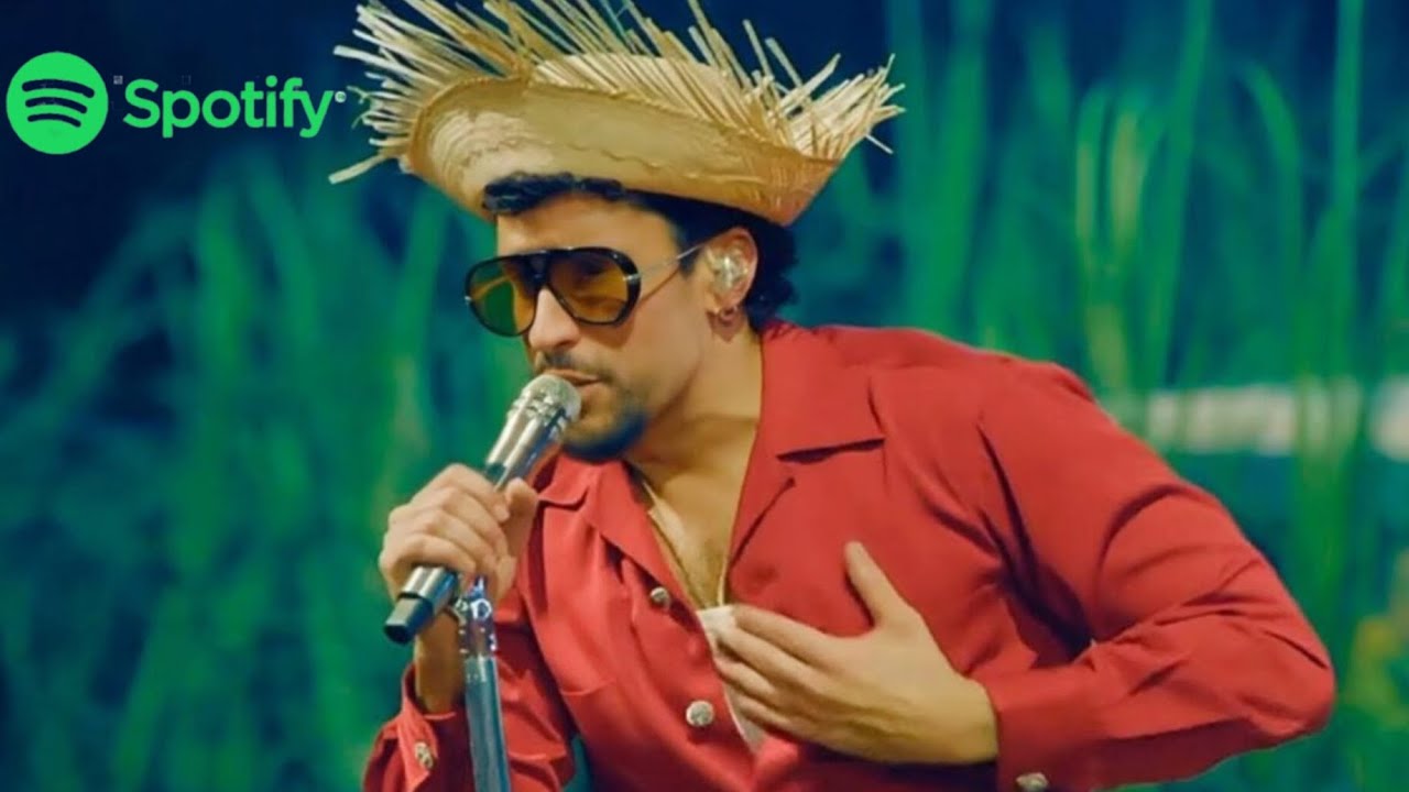 Top 100 Canciones de Bad Bunny con mas streams en Spotify 