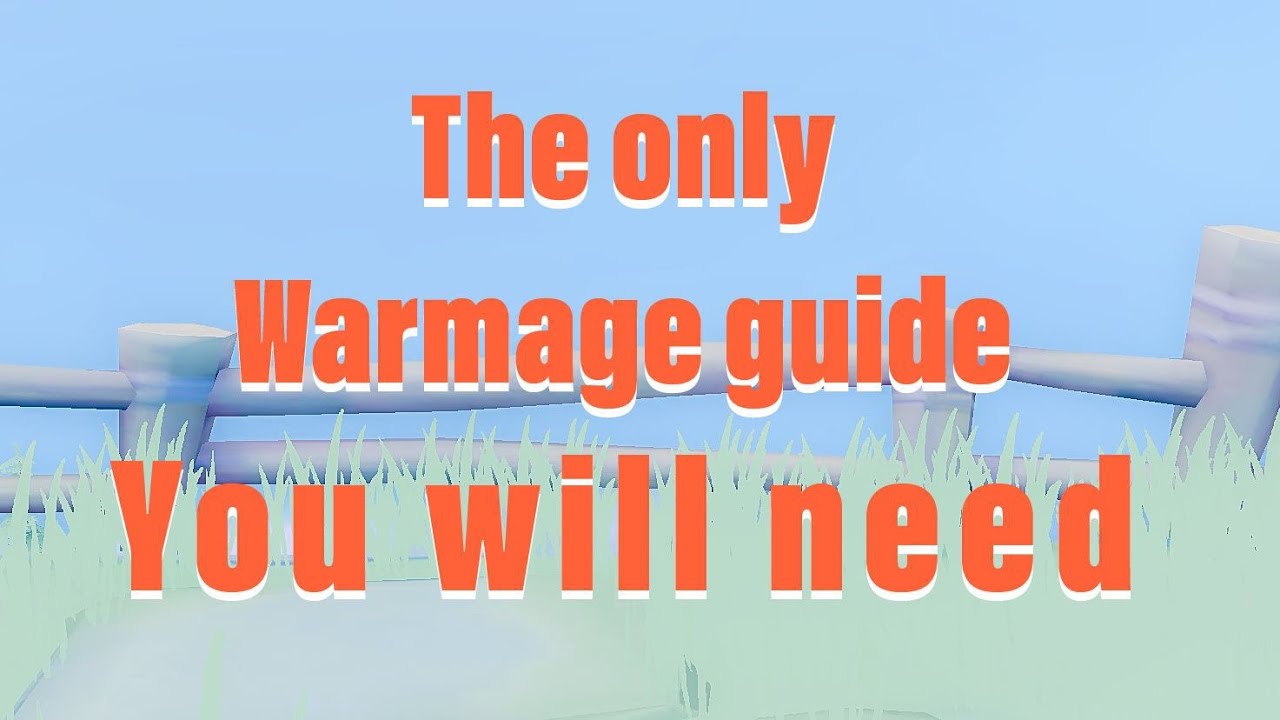 The Only Warmage Guide You Will Ever Need! (Lance PvP)