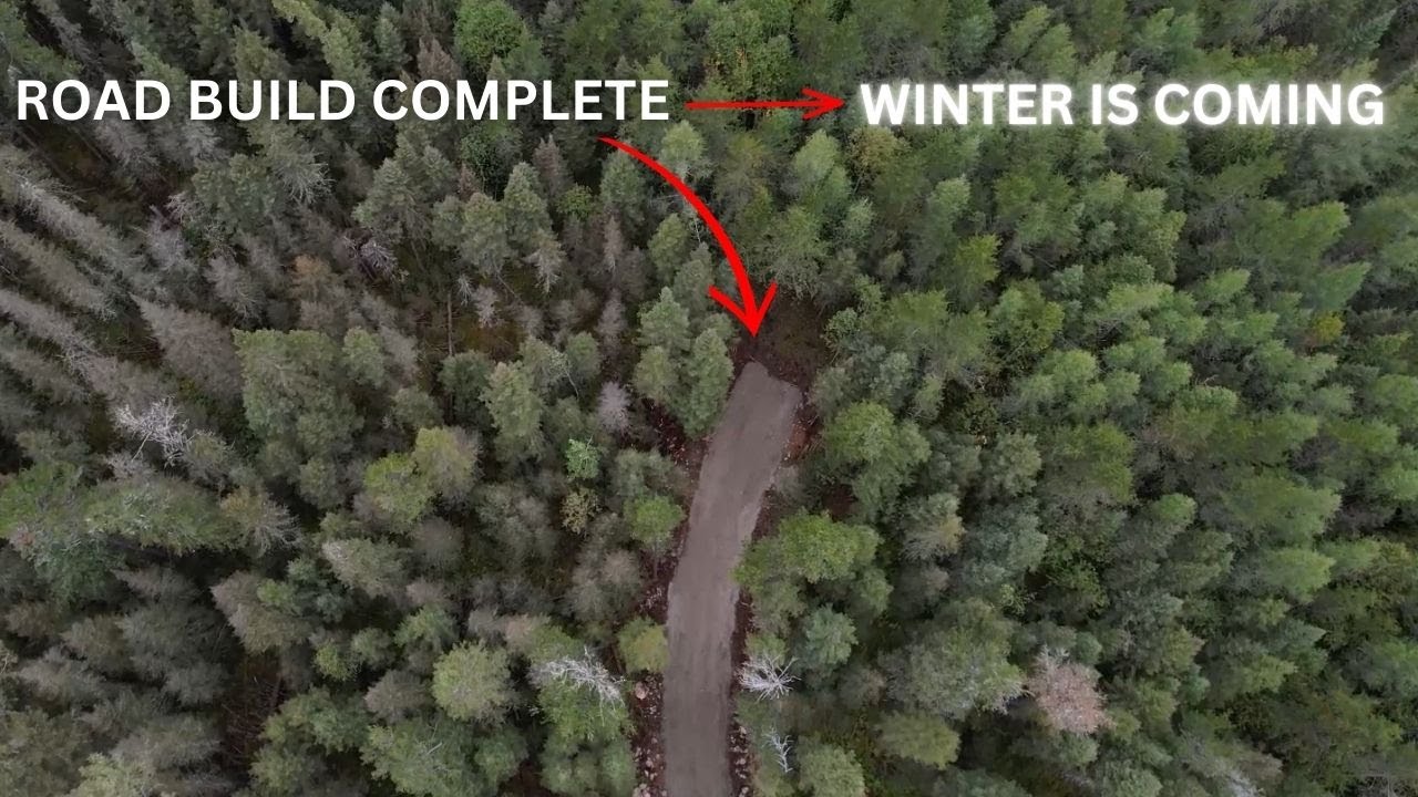 Off-Grid Road Build & Putting a Pause to our Our Cabin Construction so we can prepare for the WINTER
