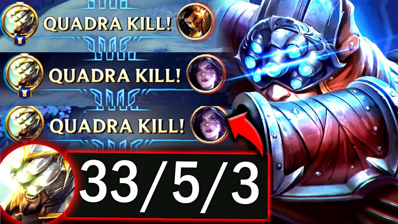 MASTER YI TOP CAN 1V5 THE FULL ENEMY TEAM (3X QUADRA KILL) - 2025 Master Yi TOP Gameplay Guide