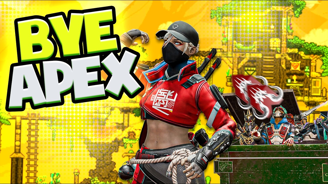 Retired Apex Legends Player Tries Out Terraria