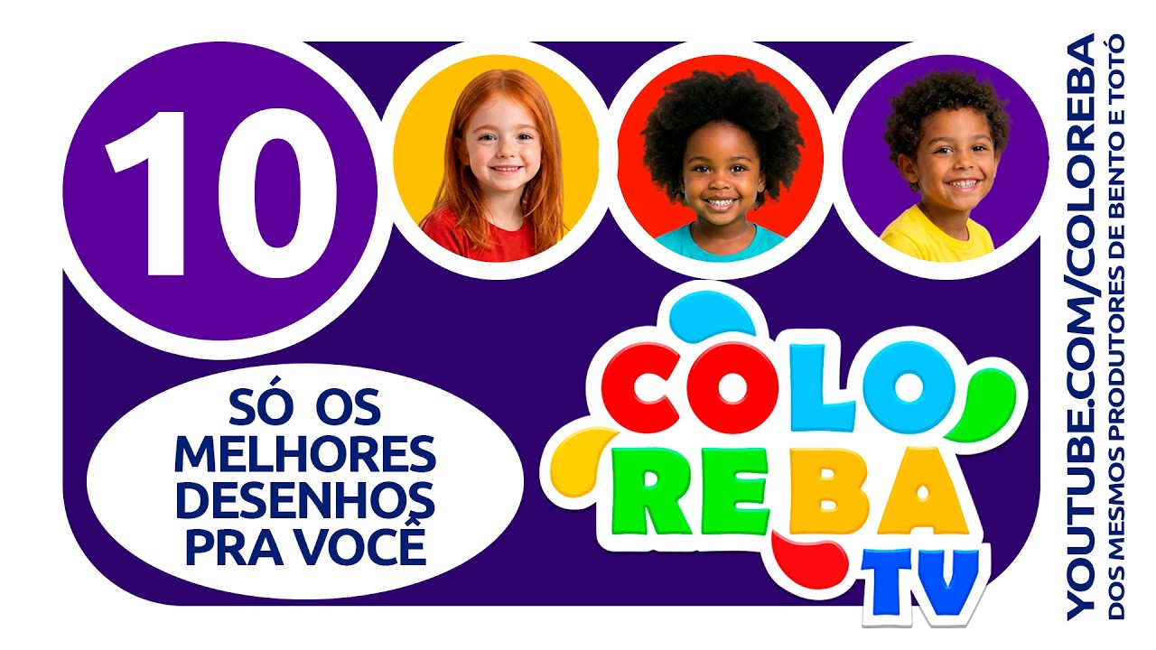 Coloreba TV 10 -  Uma Tv só de Desenhos Animados