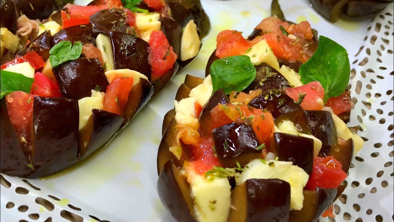 MELANZANE TARTARUGA ALLA MEDITERRANEA  ricetta in padella TURTLE EGGPLANTS