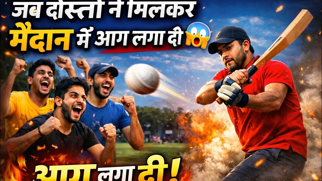 “दोस्तों का क्रिकेट मैच बना इंटरनेट का धमाका 💥 | Full Paisa Vasool Match”
