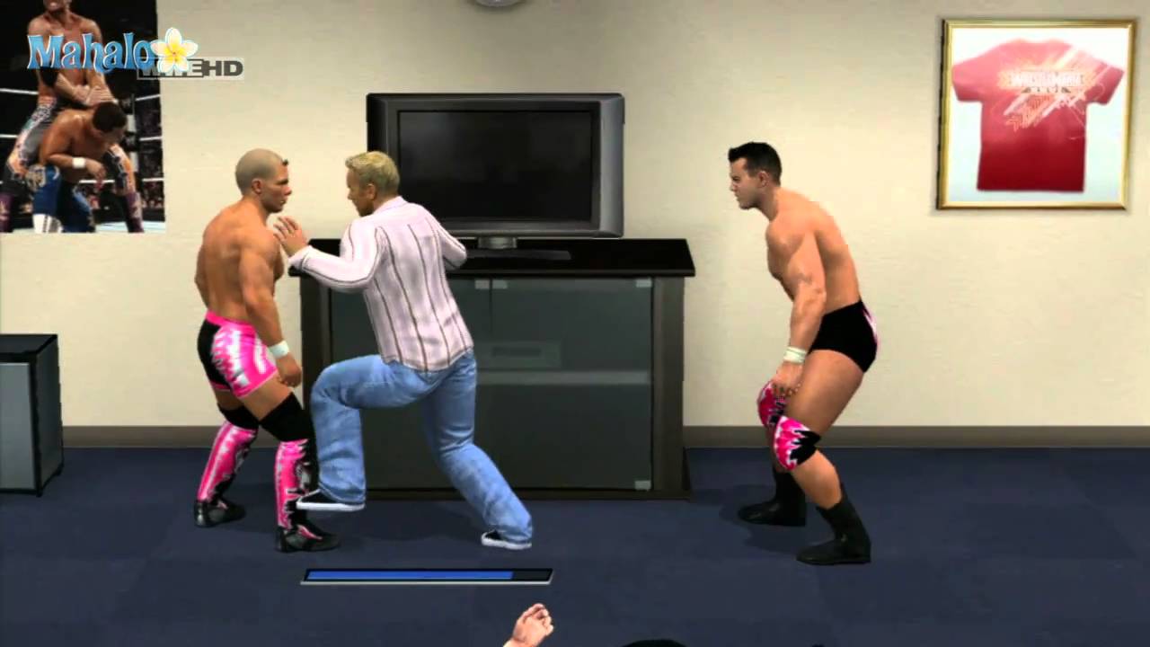 Smackdown Vs Raw 2011 - Road To Wrestlemania - Christian Backstage Brawl