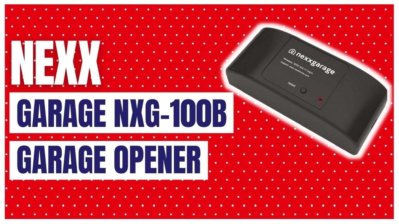 NEXX Garage NXG-100b Smart WiFi Remotely Control Existing Garage Opener