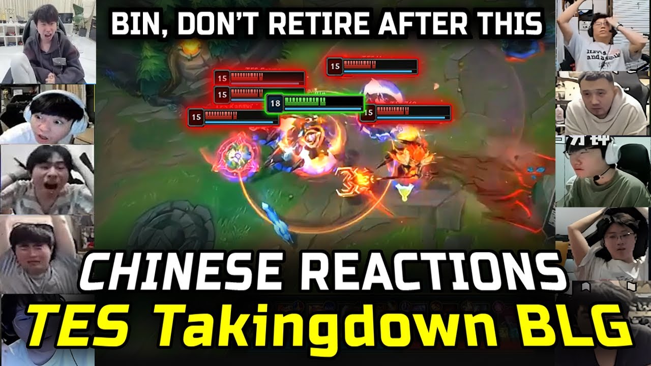 CHINESE REACTIONS : TES Sending BLG to go home 