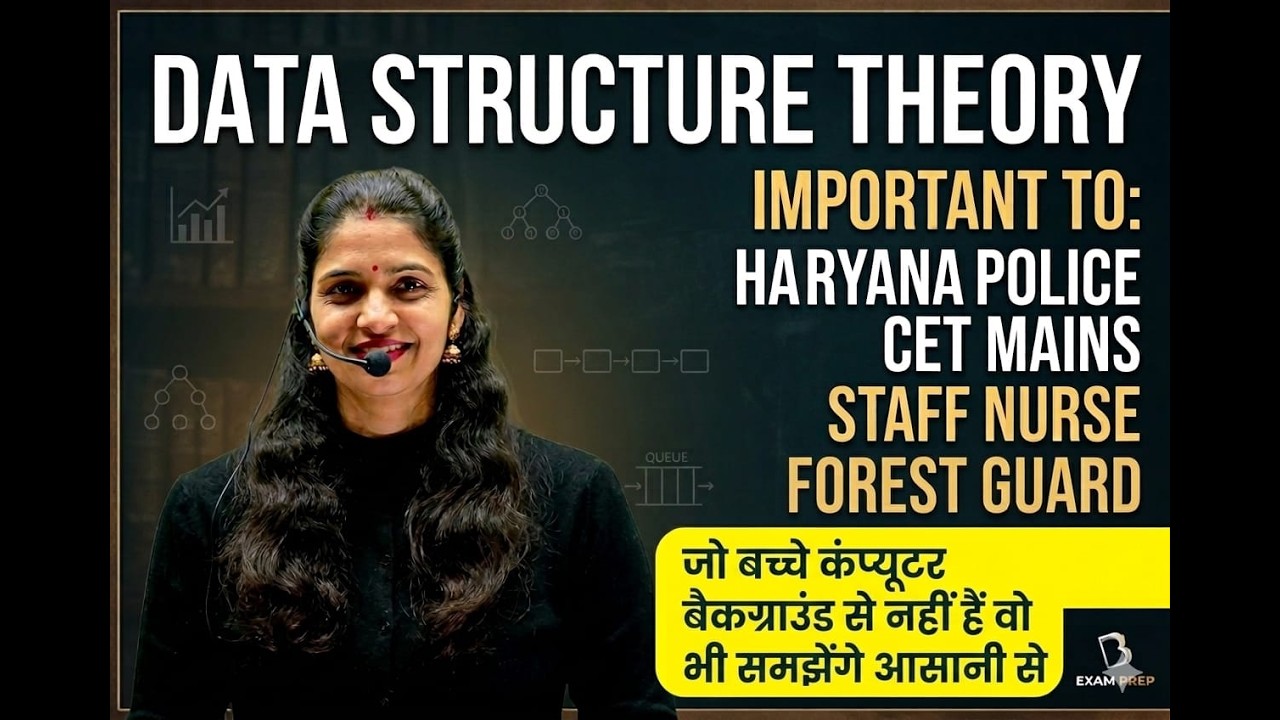 Haryana Police 2026/ CET MAINS COMPUTER Class |  dbms sql | By Neetu Ma'am
