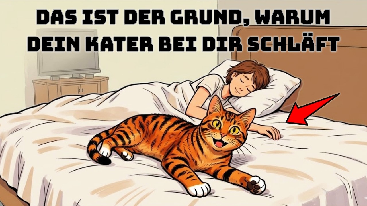 Wenn dein Kater NACHTS bei dir schläft – DAS bedeutet es WIRKLICH (6 Geheime Gründe)