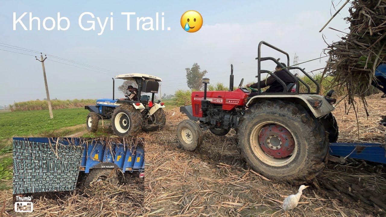 New holland te swraj nal gane di trali khob gyi ❤️#trending #trending 