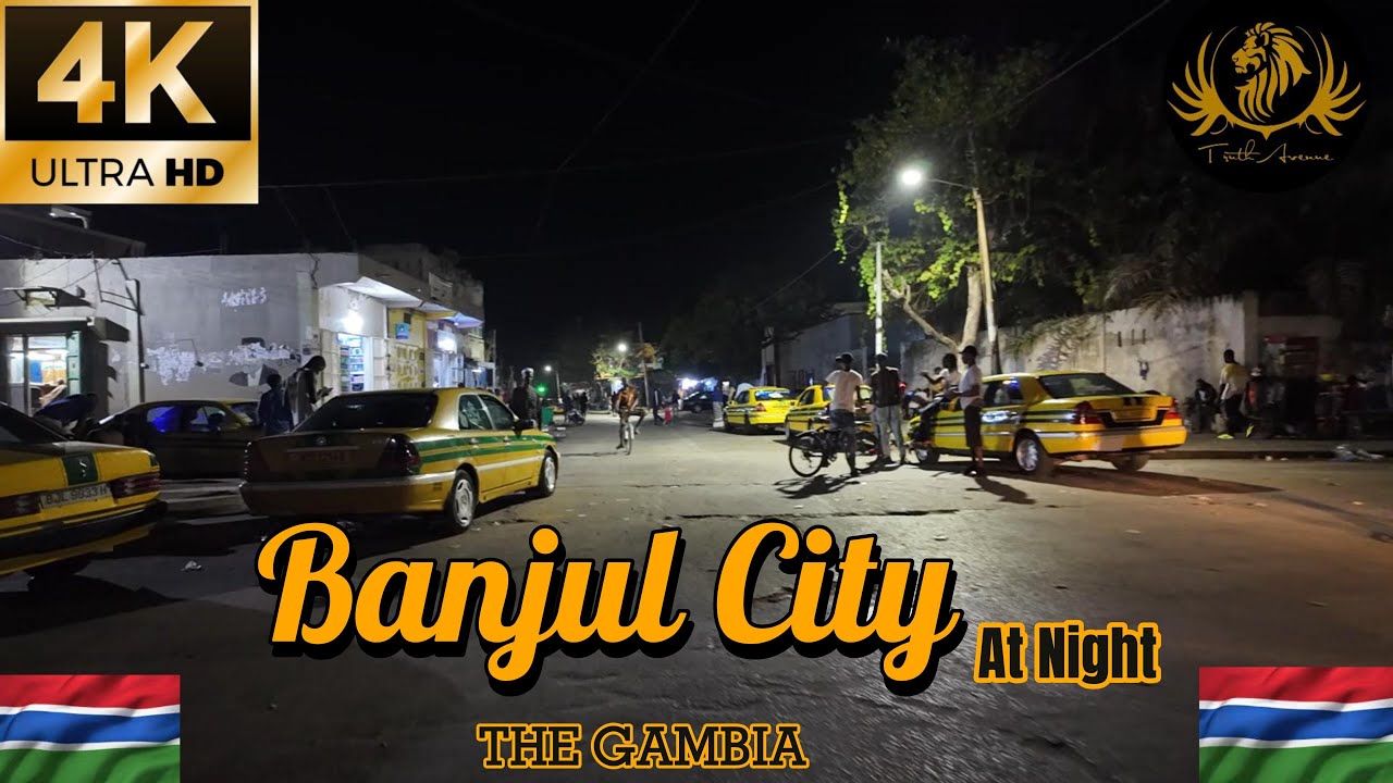 4K Virtual Walk Tour In  BANJUL CITY , The Capital  City Of THE GAMBIA 🇬🇲 In West Africa.