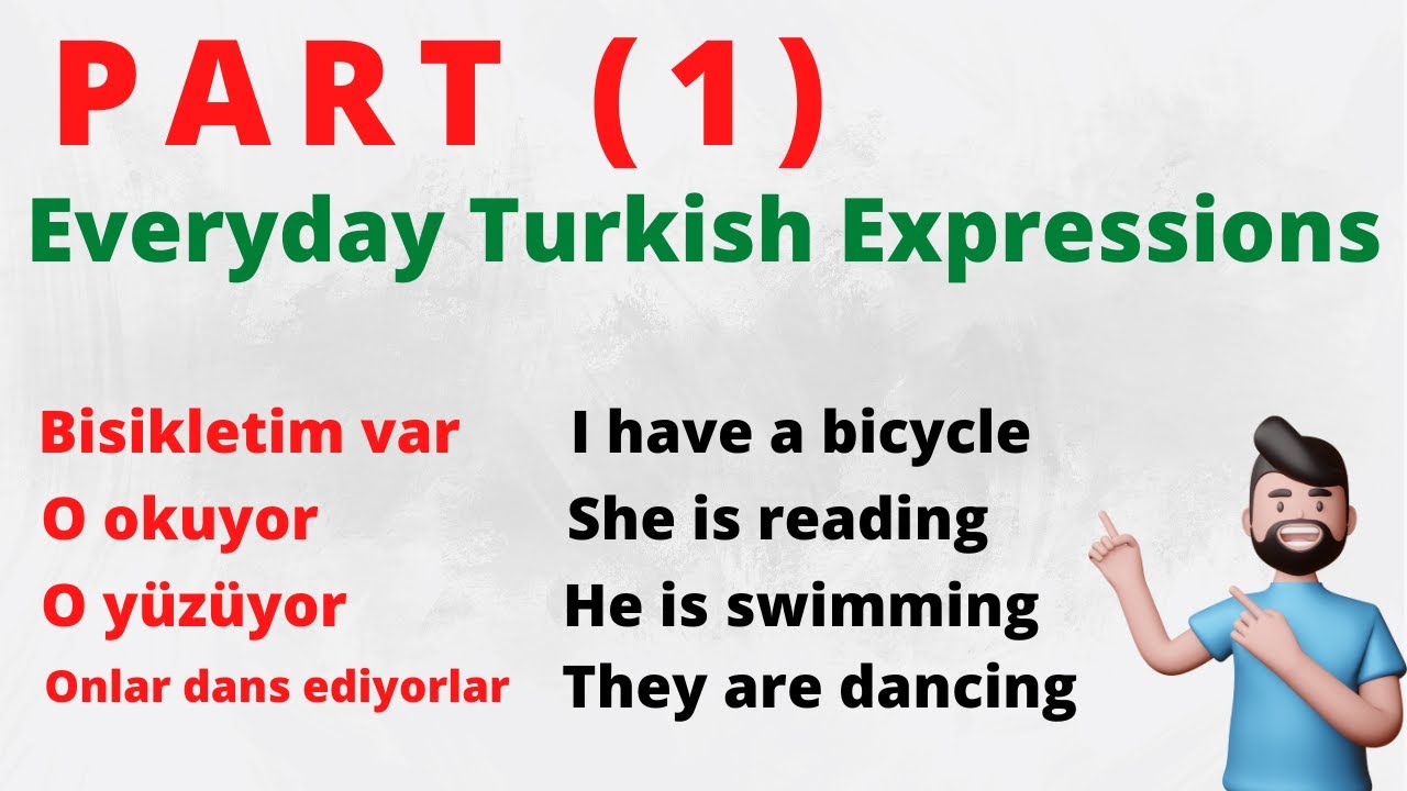 Everyday Turkish Expressions   Part 1 - Learn Turkish | Language Animated