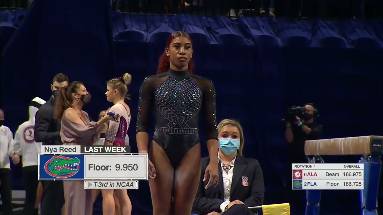 Nya Reed: First Perfect 10 on Floor - Gators Gymnastics