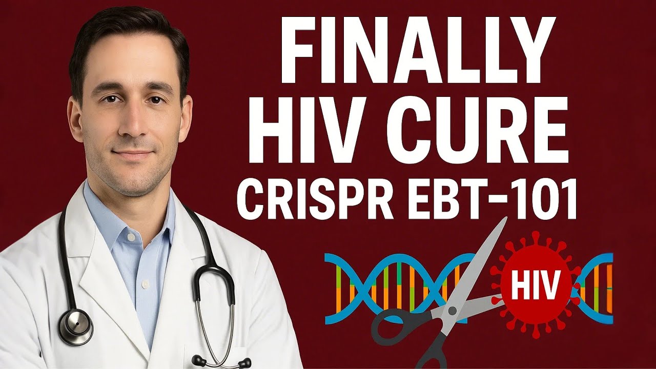 HIV CURE : CRISPR EBT-101 That Could Save MILLIONS of Lives