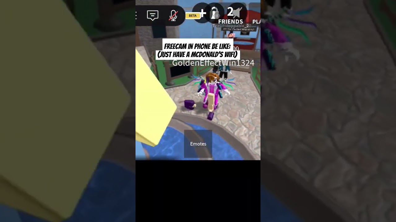 How to have FreeCam in Roblox (MM2) 🤪 #roblox #robloxshorts  #mm2