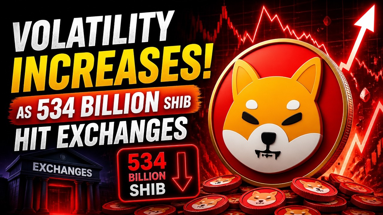534 Billion Shiba Inu Coin Hit Exchanges... This Caused Volatility Spike?