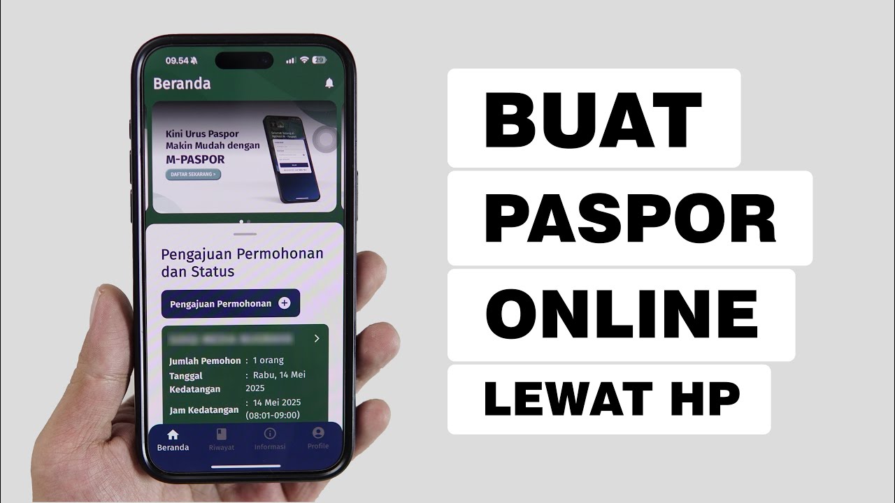 Cara Membuat Paspor Secara Online - Tutorial Daftar M-Paspor