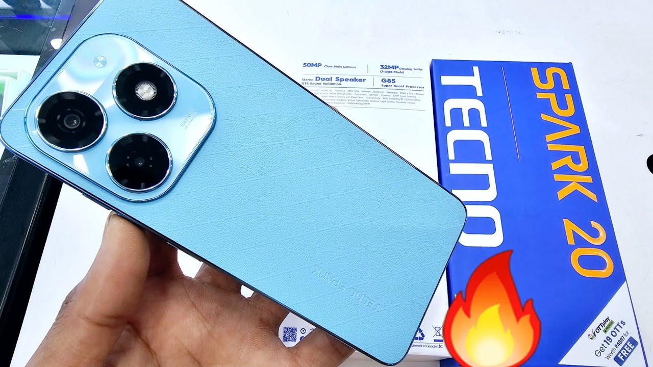 Tecno Spark 20 Unboxing First Look !! 🔥🔥 This Phone is iPhone looks Just 9,999 Omg