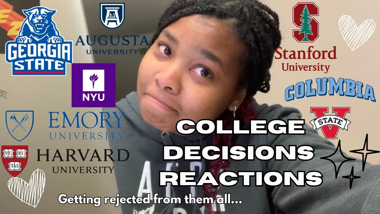 College Decision Reaction 2023 (I got rejected*)