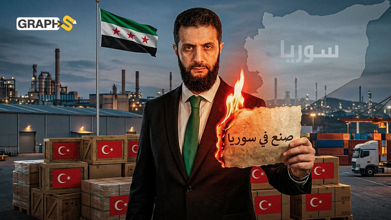 أردوغان يقتل الصناعة السورية بيد الشرع ! سوريا تختنق بمنتجات تركيا فهل انتهت أسطورة سنغافورة